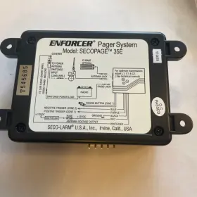 35EV SECO-LARM Enforcer Auto Security Pager Transmitter