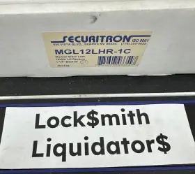 MGL12LHR-1C SECURITRON Mortise Glass Lock Box