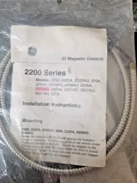 2205AU SENTROL Magnetic Overhead Door Contact