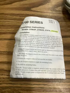 2707AD-L SENTROL High Security Mount Magnetic Contact #3