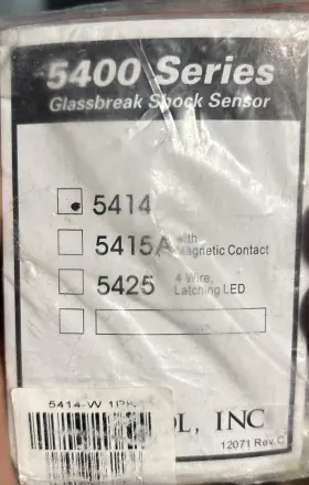 5414 SENTROL Glass Shock Sensor