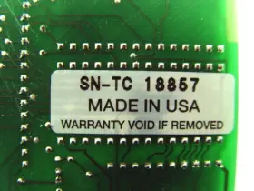 SN-TC18857 SIELOX Tc Panel Control Board #3