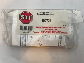 102721 STI Adapter Plate Bopper Stopper Cover