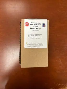 SS2225LD-EN STI Turn Stopper Station Lockdown Label Safety #3