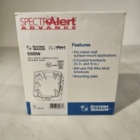 Sbbw SYSTEM SENSOR Spectralert Advance Wall Mount Box