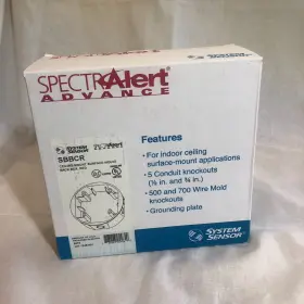 Sbbcr SYSTEM SENSOR Spectralert Advance Ceiling Mount Box