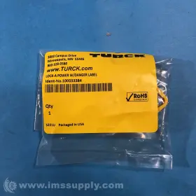 100033384 TURCK Lockout Guard Danger Label Fnfp
