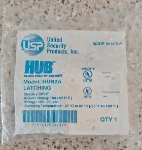 HUB2A UNITED SECURITY PRODUCTS Hold Up Latching