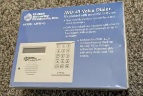 AVD-45A UNITED SECURITY PRODUCTS Automatic Voice Dialer Box