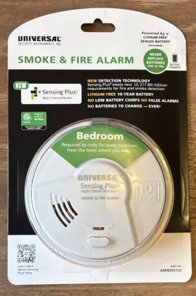 AMIB3051SC Sensing Criteria Detection Fire Alarm Bedroom