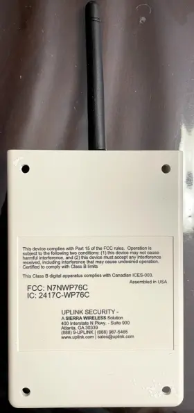 5500VZ UPLINK Vz Cellular Alarm Communicator #2