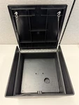 New Pedestal Pro Mc-pc-10-e-blk 10"x10"x6" Square Steel Housing, Black. Fixed Price $95.00.