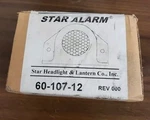 Star Warning System Back Up Alarm Model 60-107-12. Headlight & Lantern Co.. Fixed Price $49.99.