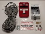 Sigcom Corp Fire Pull Station Sg-42sk2, Back Box, Key And 28' Of Cable New. Fixed Price $42.97.