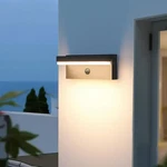 Outdoor Solar Wall Light, Solar&usb Charging Powered Lamps Dusk To Dawn Senso.... Fixed Price $50.45.