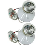 Lightalarms Dr1130 Decorative Surface Single Steel Remote Light 12v White, 2 Pcs. Fixed Price $40.31.