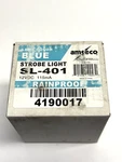 Factory Sealed Amseco - Potter Sl-401-b 12vdc Strobe Blue Lens. Fixed Price $29.99.