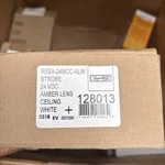Cooper Wheelock Rssa-24mcc-alw-strobe 24 Vdc Amber Lens Ceiling White -. Fixed Price $24.99.