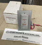 Dortronics W5286-p25xe1 Push To Exit Button,24vdc,silver Button. Fixed Price $89.95.