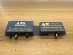 American Fibertek Fiber Optic Video Receiver Mr-10/transmitter Mt10/jua2222. Fixed Price $100.00.