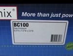 Altronix Bc100 Grey Enclosure 8.5"h X 7.5"w 3.5"d. Fixed Price $80.00.