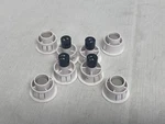 (4) George Risk 8080rs-t 3/4 Recessed Stubby Steel Door Switch Set W/terminals. Fixed Price $19.99.