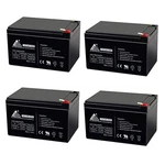 4 Pack: 12v 12ah Sla Rechargeable Battery Replacement For Altronix Al1012ulacm. Fixed Price $102.99.