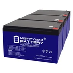 Mighty Max 12v 12ah Gel F2 Battery Compatible With Altronix Eflow104nx - 3 Pack. Fixed Price $89.99.