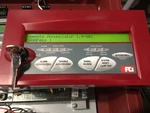 Gamewell Fci Lcd-7100 Fire Alarm Lcd Annunciator Ver. 1.4 With Backbox & 2 Keys. Fixed Price $1449.00.