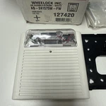 Wheelock As-2411575w-fw 24vdc Whit 2-wire Fire Alarm Audible Horn Strobe. Fixed Price $49.95.