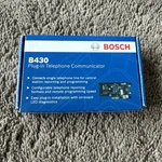 Bosch B430 - Plug-in Telephone Communicator Brand New Free Shipping. Fixed Price $13.25.