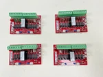 Lot Of 4 Lifesafety Power Controlled Distribution Board F8p, Lsp-f8-pcb-03a. Fixed Price $200.00.
