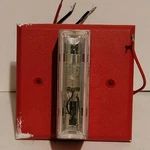 Gentex Gxs-4-15/75wr 15/75wr Red Fire Alarm Strobe Used. Fixed Price $11.97.
