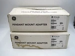 Set Of 2 - New Ge Gec-dv-pm Pendant Mount Adapter Model:gec-dv-pm And Pma. Fixed Price $45.00.