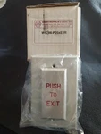 Dortronics W5286-p25xe1r Brushed Aluminum Momentary Request To Exit Button.. Fixed Price $215.95.