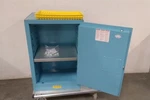 Justrite 891202 12 Gal Cap Blue Steel Corrosives Safety Cabinet. Fixed Price $299.99.
