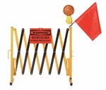 Safety Barrier 138 In. Long X 37 High V-1000 Portable Expanding Accordion. Fixed Price $165.00.