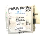 Afi American Fibertek Multimode Video Data Transceiver Mtm-1400. Fixed Price $78.00.