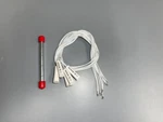 5pcs Nc Recessed Wired Alarm Sensor Magnetic Reed Switch White Bare Magnet. Fixed Price $18.00.