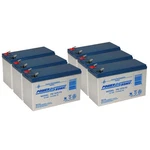 Power-sonic 12v, 7ah, Agm, F2 Replaces Honeywell Nx4l1 Security System - 6 Pack. Fixed Price $109.99.