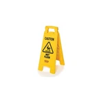 Rubbermaid 113124 And #174 6112-77 Floor Sign 2 Sided - Caution Wet. Fixed Price $39.27.