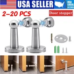 Magnetic Door Stop Holder Home Safety Stopper Guard Office Fitting Floor Mount. Fixed Price $10.98.