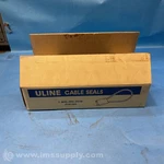 Uline S-13701 Cable Seals - 3 16 X 12", Black Case Of 50 8319. Fixed Price $79.20.