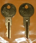2-keys For 1393 Security Alarm System Panel Ademco-adt-honeywell-first Alert-dsc. Fixed Price $11.95.