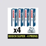 4x Bosch Super Spark Plugs For Mitsubishi Lancer 75bhp Ii 1.5 83- 88 4g15. Fixed Price $32.11.