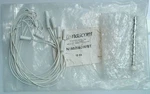 Nascom N1552550w/st 1" Recessed Door Contacts (9 Contacts, 8 Magnets, White). Fixed Price $19.99.