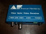 American Fibertek Afi Mr-10m Fiber Optic Video Receiver (112-3). Fixed Price $30.00.