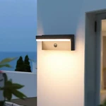 Outdoor Solar Wall Light, Solar&usb Charging Powered Lamps Dusk To Dawn Senso.... Fixed Price $54.31.