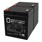 Mighty Max 12v 5ah F2 Sla Replacement Battery For Elk M1ez8 - 2 Pack. Fixed Price $28.99.