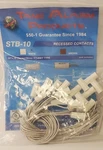 Tane Alarm Stb-10 White .35"x75" (9mm) Stubby Type 10pcs. Fixed Price $28.99.